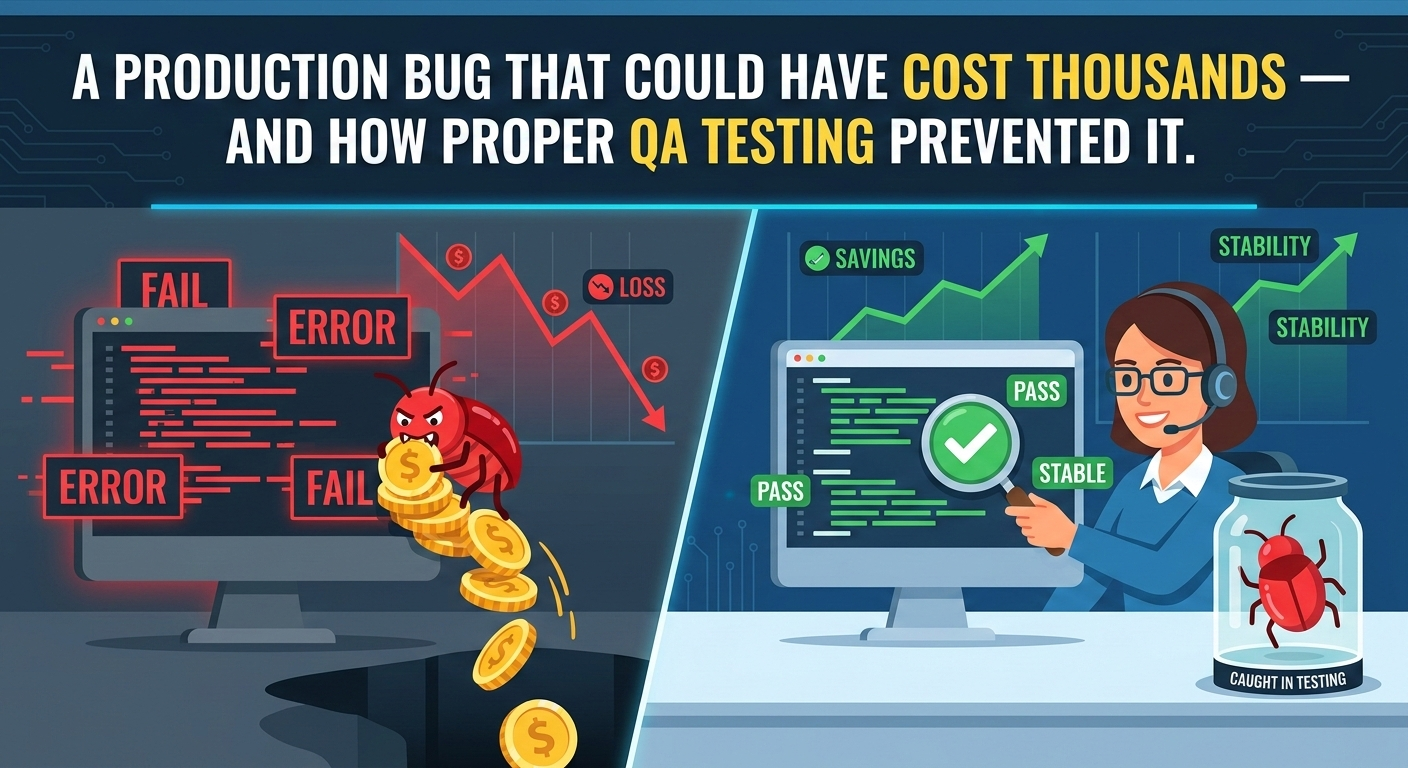 A Production Bug That Could Have Cost Thousands — And How QA Prevented It