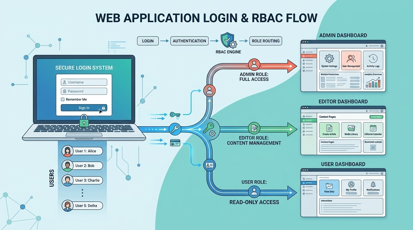 Implementing Role-Based Access Control (RBAC) in Web Applications